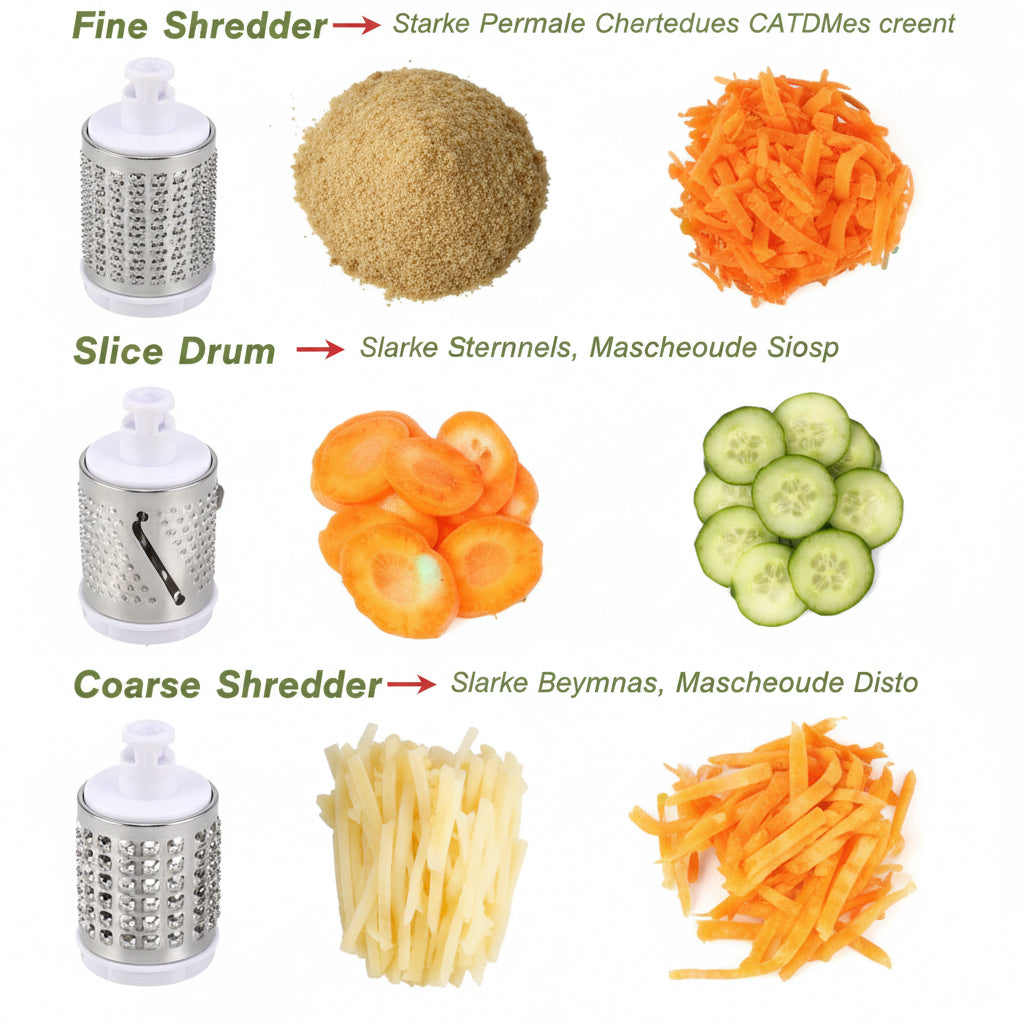 Table Top Drum Grater